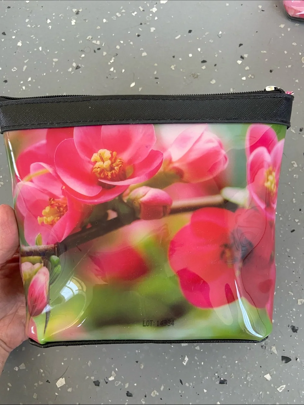 Young Living Floral Cosmetic Pouch Set of (4) Fall, Winter, Spring & Summer